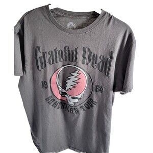 Grateful Dead Unisex T shirt 1984 North American Tour Large